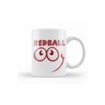 Baskı Dükkanı KB9704 Red Ball 4 Smile Long Sleeve Porselen Kupa Bardak