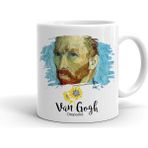 Baskı Dükkanı KB9873 Van Gogh Van Goghing Porselen Kupa Bardak