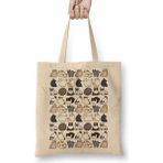 Baskı Dükkanı Kediler Cats Cats Cats Graphic 01 Bez Çanta
