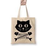 Baskı Dükkanı Kill All Men Kedi Cats Bez Çanta