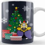 Baskı Dükkanı King Asgore Around The Christmas Tree Undertale Kupa