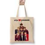 Baskı Dükkanı Kişiye Özel Bts 03 Bez Çanta