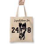 Baskı Dükkanı Kobe Bryant Legend Never Die 01 Bez Çanta