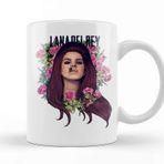 Baskı Dükkanı Lana Del Rey Flower of Lana Kupa