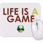 Baskı Dükkanı Lifes a Game Mario Mouse Pad
