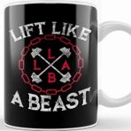 Baskı Dükkanı Lift Like A Beast Weightlifting Powerlifting Gym Kupa