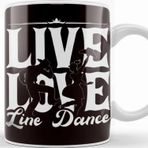 Baskı Dükkanı Live Line Dance Love Choreographer Western Country Music Kupa