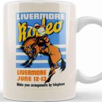 Baskı Dükkanı Livermore Rodeo Usa Vintage Wall Art 1933 Kupa