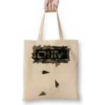 Baskı Dükkanı Logo Dıım Floral Camuflado Bez Kadın Günlük Çanta