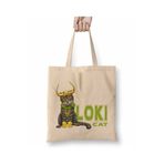 Baskı Dükkanı Loki Cat Kedi Bez Çanta