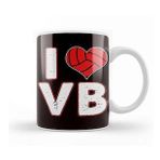Baskı Dükkanı Love Heart Volleyball Player Ball Sports Coach Team Setter Kupa