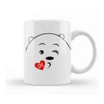 Baskı Dükkanı Love Kiss We Bare Bears Kupa