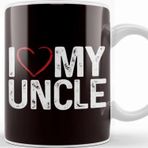 Baskı Dükkanı Love My Uncle Niece Nephew Aunt Family Father Mother Brother Kupa