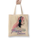 Baskı Dükkanı Luka Music Dream Müzik Bez Çanta