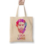 Baskı Dükkanı Lula Lıvre Colorido Abstrato Bez Çanta