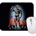 Baskı Dükkanı Madruga Fitness 2 Mouse Pad