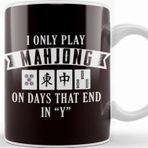 Baskı Dükkanı Mahjong Mother Player Board Game Mah-Jongg China Solitaire Kupa
