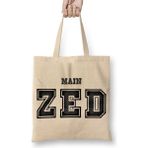 Baskı Dükkanı Main Zed One Branca Bez Çanta