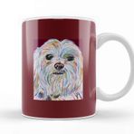 Baskı Dükkanı Maltese Dog Kupa