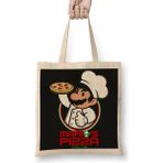 Baskı Dükkanı Mario Bros Mario's Pizza Bez Çanta