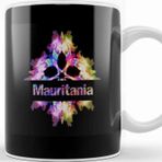 Baskı Dükkanı Mauritania Gift Tie Dye Watercolor Kupa
