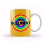 Baskı Dükkanı Max Holloway Vintage Retro Rainbow Style Warriors Design Wrestlers Gift Kupa