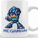 Baskı Dükkanı Megaman Pixel Character Kupa