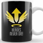 Baskı Dükkanı Mercy Heroes Never Die Logo Overwatch Kupa
