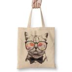 Baskı Dükkanı Miau Cat Kedi Bez Çanta