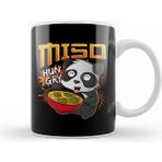 Baskı Dükkanı Miso Hungry Kawaii Panda Cute Anime Noodles Ramen Kupa