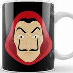 Baskı Dükkanı Money Heist Mask Kupa