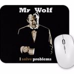 Baskı Dükkanı Mr Wolf I Solve Problems Mouse Pad