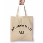 Baskı Dükkanı Muhammed Ali Boks Yazısı Bez Çanta