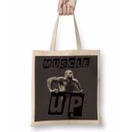 Baskı Dükkanı Muscle Up 02 Bez Çanta