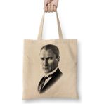 Baskı Dükkanı Mustafa Kemal Atatürk 02 Bez Çanta