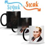 Baskı Dükkanı Mustafa Kemal Atatürk 03 Sihirli Porselen Kupa