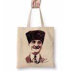Baskı Dükkanı Mustafa Kemal Atatürk 04 Bez Çanta