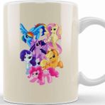 Baskı Dükkanı My Little Pony The Mane 6 Kupa