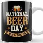 Baskı Dükkanı National Beer Day January 1st To December 31ST Pun Kupa