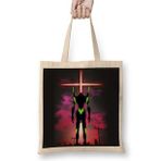 Baskı Dükkanı Neon Genesis Evangelion Eva Angel Bez Çanta