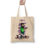 Baskı Dükkanı Nerd Geek Gamer Bez Çanta
