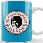 Baskı Dükkanı Nicola Sturgeon All Star Converse Logo Kupa