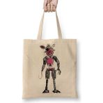 Baskı Dükkanı Nightmare Foxy Bez Kadın Günlük Çanta