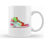 Baskı Dükkanı Nike Jordan 1 Off White Neon 01 Kupa