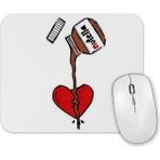 Baskı Dükkanı Nutella Kalp 2 Mouse Pad