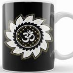 Baskı Dükkanı Ohm Symbol Yoga Ohm Indian Design Kupa