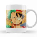 Baskı Dükkanı One Piece Luffy And Zoro's Faces Kupa