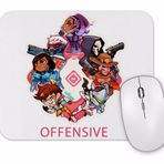 Baskı Dükkanı Overwatch One Fanart D Va Mouse Pad