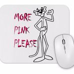 Baskı Dükkanı Pantera Cor De Rosa Pembe Panter Mouse Pad