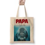 Baskı Dükkanı Papa Ghost Bc Bez Kadın Günlük Çanta